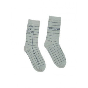 Socks LRG Library Card: Light Gray