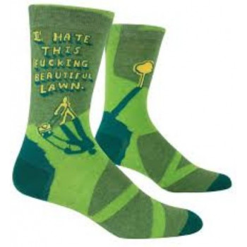 Men's Socks - F**king Beautiful Lawn