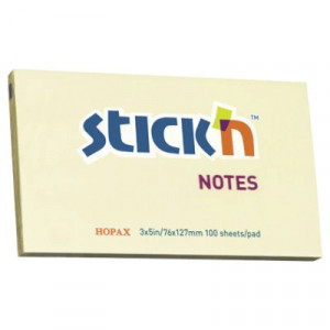 Stick'n Note Yellow 76x 127mm 100 Sheet Pad