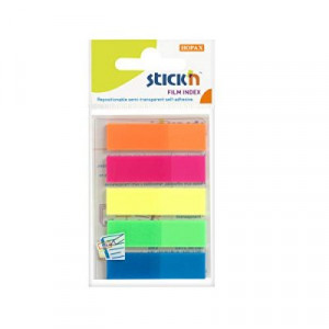 Stick'n Film Index Flags Neon 45x12mm 125 Flags 5 Colours