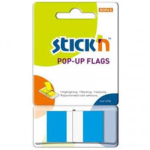 Stick'n Pop Up Flags 45x25mm 50 Sheets Blue