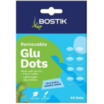 Bostik Glue Dots Removable 64 Dots