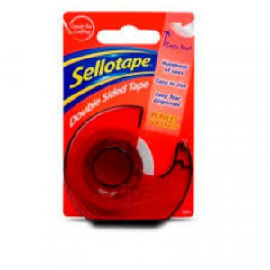 Sellotape Double Sided 15mmx5m On Dispenser