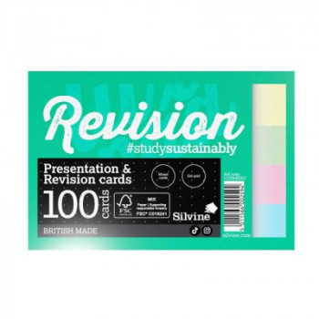 Luxpad Recycled Revision and Presentation Cards Dot Grid 6x4 100 Cards Assorted