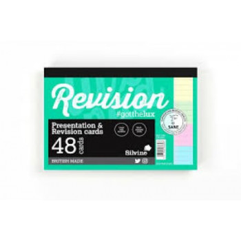 Luxpad Revision and Presentation Card Pad Ruled 6x4 Assorted Colours 48 pack