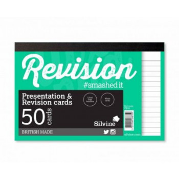 Luxpad Revision and Presentation Card Pad Ruled 6x4 White 50 pack