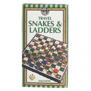 Magnetic Travel Games - Snakes Ladders - House of Marbles