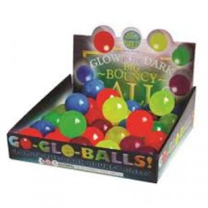 Glow-in-the-dark Bouncy Ball - assorted - House of Marbles