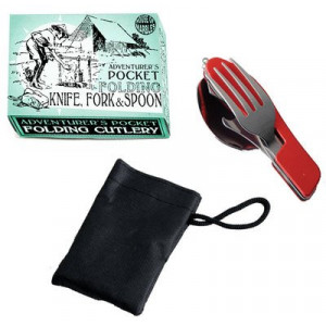 Pocket Knife, Fork and Spoon Set