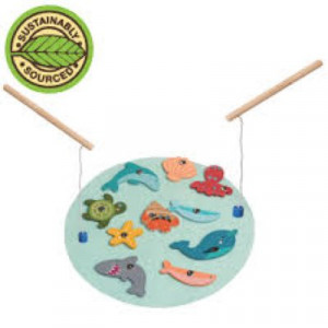 Wooden Magnetic Fishing Game