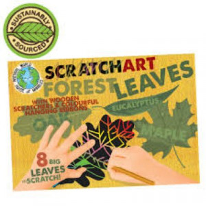 Scratch Art Set-Forest Leaves - House of Marbles