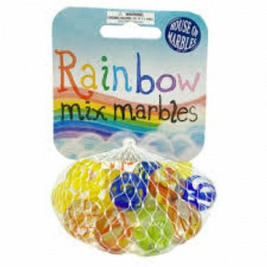 Rainbow Mix Net Bag of Marbles