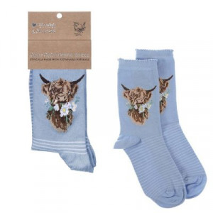 WRENDALE SOCKS: DAISY COW