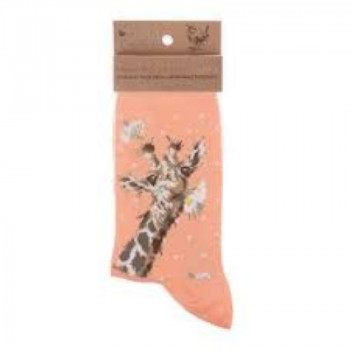 WRENDALE SOCKS FLOWERS GIRAFFE