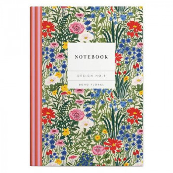 Kaleido A5 Hardback Notebook - Boho Floral