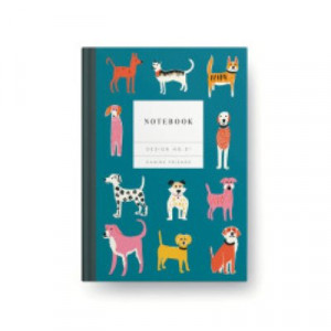 Kaleido A5 Hardback Notebook - Canine Friends