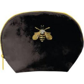 Punch Studio - Black Bee - Cosmetic Velvet Bag