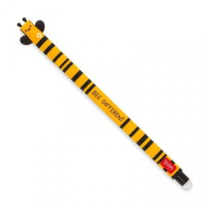 Legami Erasable Gel Pen Bee: Black Ink