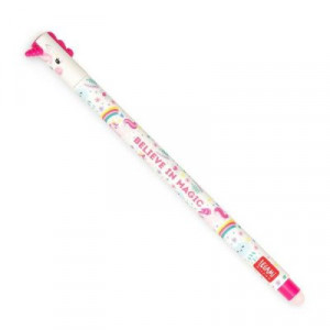 Legami Erasable Gel Pen Unicorn: Pink Ink