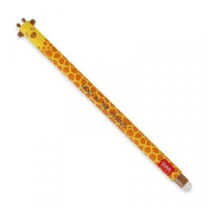 Legami Erasable Gel Pen Giraffe: Black Ink