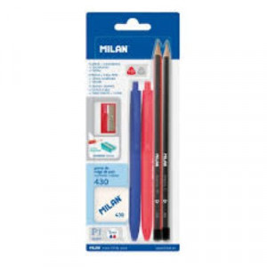 Milan P1 School Stationery Pack 6 Pieces