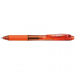 Pentel Energel Gel Pen Orange 0.5