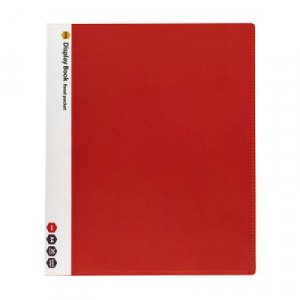 Marbig Non-Refillable Display Book 20 Pocket Red