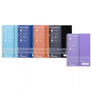 Colourhide Notebook A5 200 Page Asst.