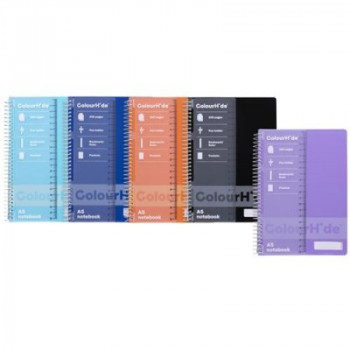 Colourhide Notebook A5 200 Page Asst.