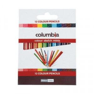 Columbia Coloursketch Pencils pack 12 half