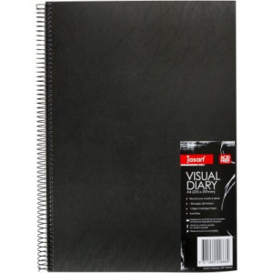 Jasart  Standard Visual Diary Spiral Bound A4 60p