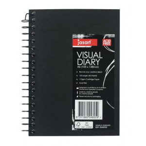 Jasart  Standard Visual Diary Spiral Bound A6 60p