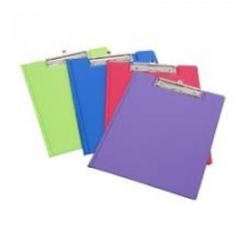 Marbig Clipfolder A4 Pe Summer Colours Assorted