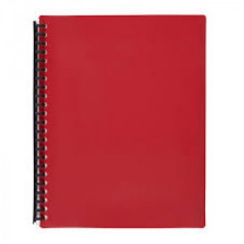 Marbig Refillable Display Book 40 Pocket Red