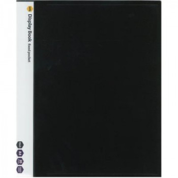 Marbig Non-Refillable Display Book 20 Pocket Black