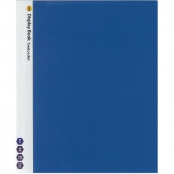 Marbig Non-Refillable Display Book 20 Pocket Blue