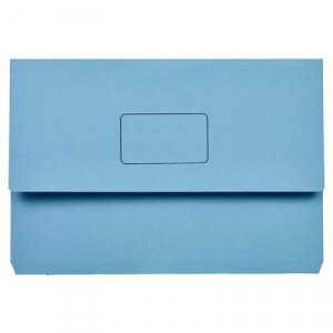 Marbig Slimpick Foolscap Document Wallet Blue