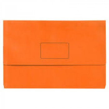 Marbig Slimpick Foolscap Document Wallet Orange