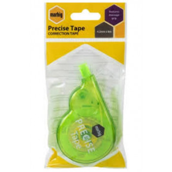 Marbig Precise Correction Tape 4Mm X 8M Asstd