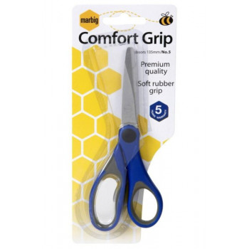 Marbig Comfort Grip Scissors No5 135Mm