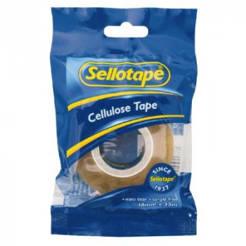 Sellotape 1100 Cellulose Tape 18mmx33m