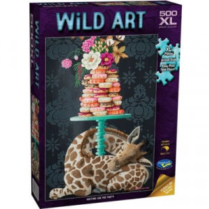 Wild Art 500 Piece XL Jigsaw Puzzle Waiting For The Party