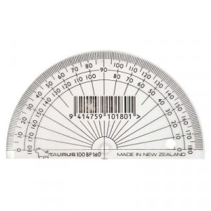 Taurus Protractor 10cm 180