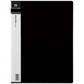 FM 40 Page A4 Display Book Black