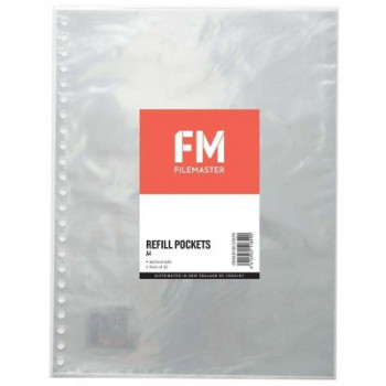 FM A4 Display Book Refill Pockets: Pack 10