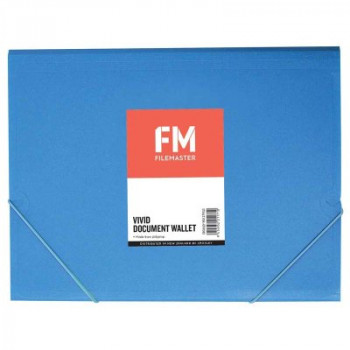 FM Vivid Ice Blue Document Wallet