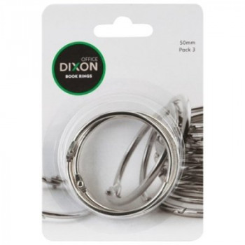 Dixon Book Rings 50mm (Set of 3)