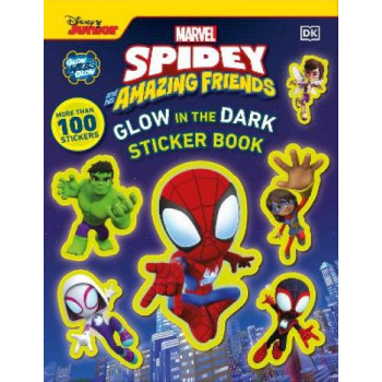 Marvel Spidey and His Amazing Friends Glow in the Dark Sticker Book: With More Than 100 Stickers