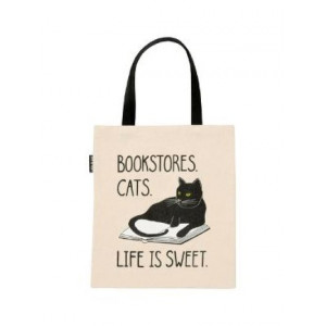 Bookstore Cats Tote Bag