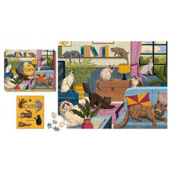 For the Love of Cats 500-Piece Puzzle